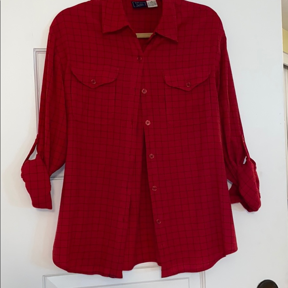 Rayon polyester blouse